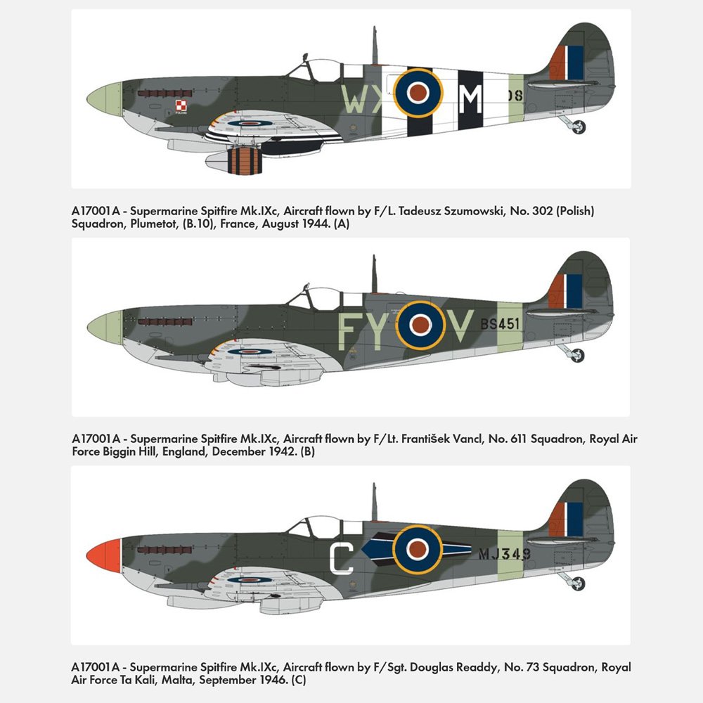 AIRFIX SUPERMARINE SPITFIRE MK.IXC - FLYING DRAY