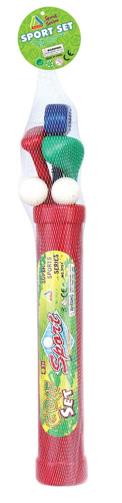 Golf Set In Plastic Caddy