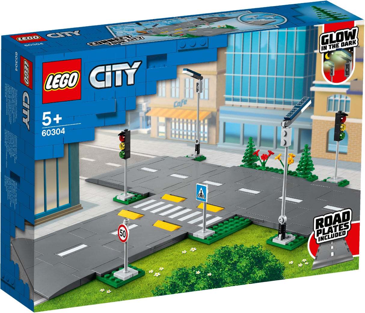 LEGO CITY ROAD PLATES 60304 AGE: 5+