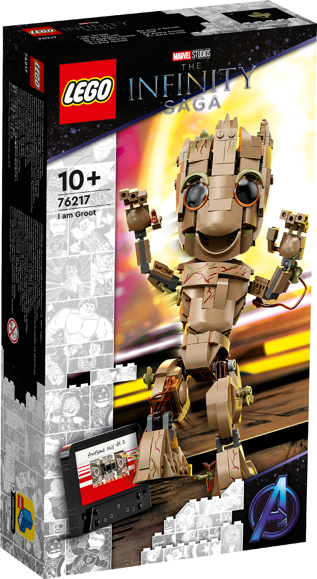 LEGO MARVEL I AM GROOT 76217 AGE: 10+