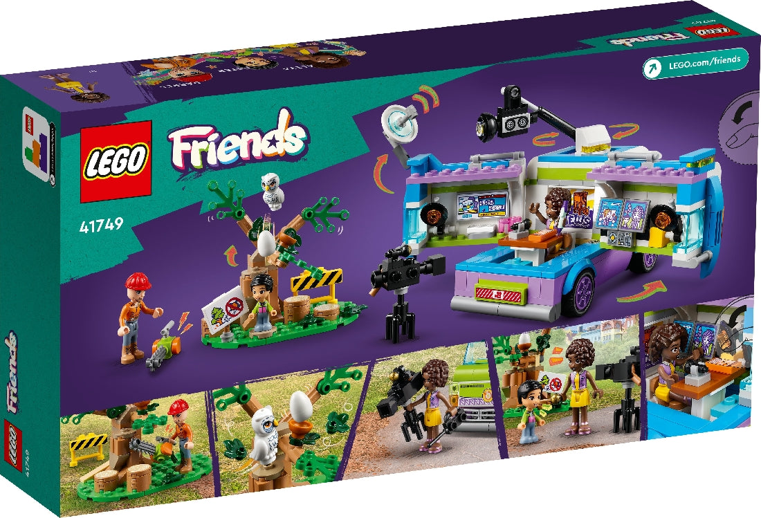 LEGO Friends Newsroom Van 41749 Age: 6+
