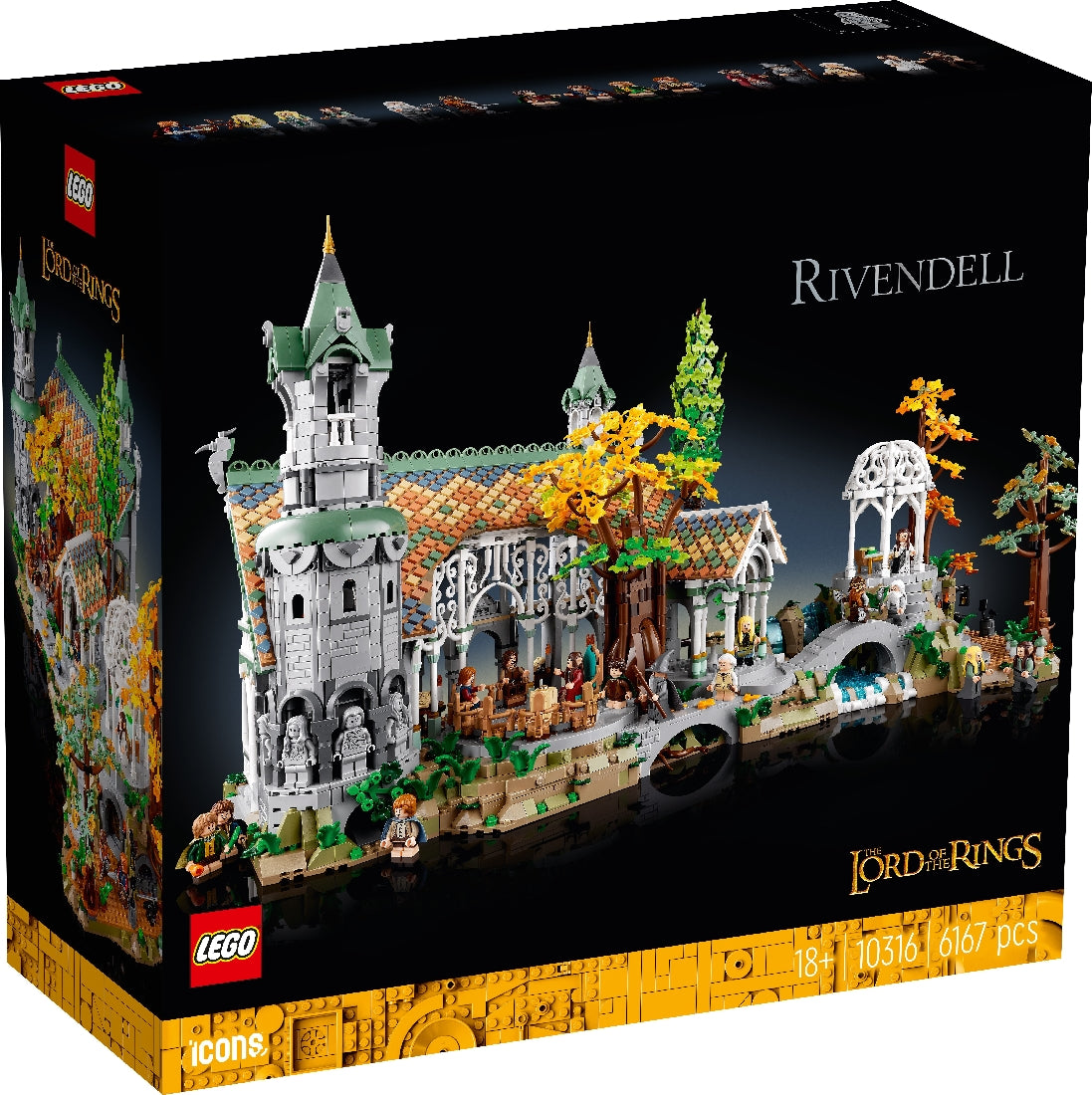 LEGO Icons THE LORD OF THE RINGS: RIVENDELL™ 10316 Age: 18+