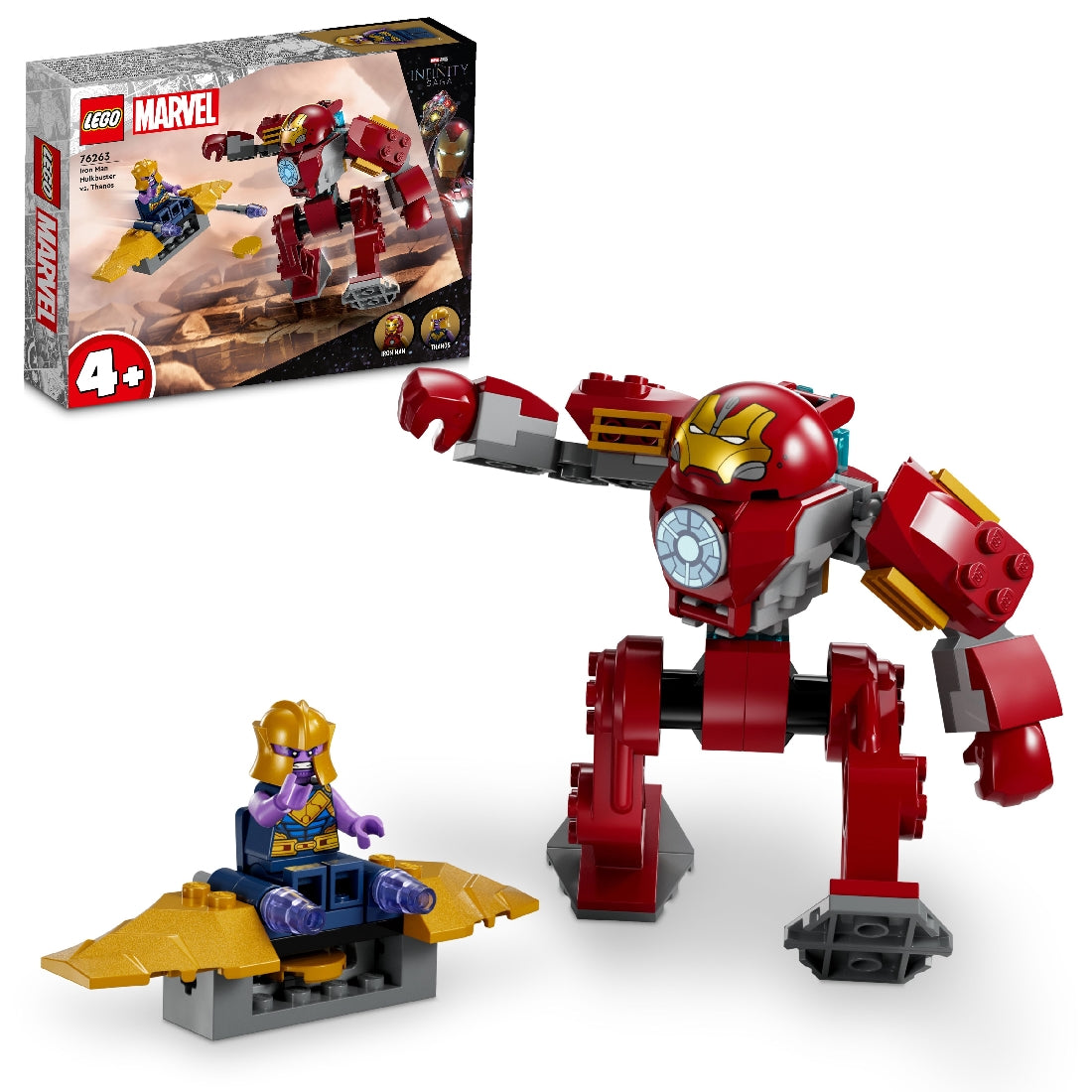 LEGO Marvel Iron Man Hulkbuster Vs Thanos 76263 Age: 4+