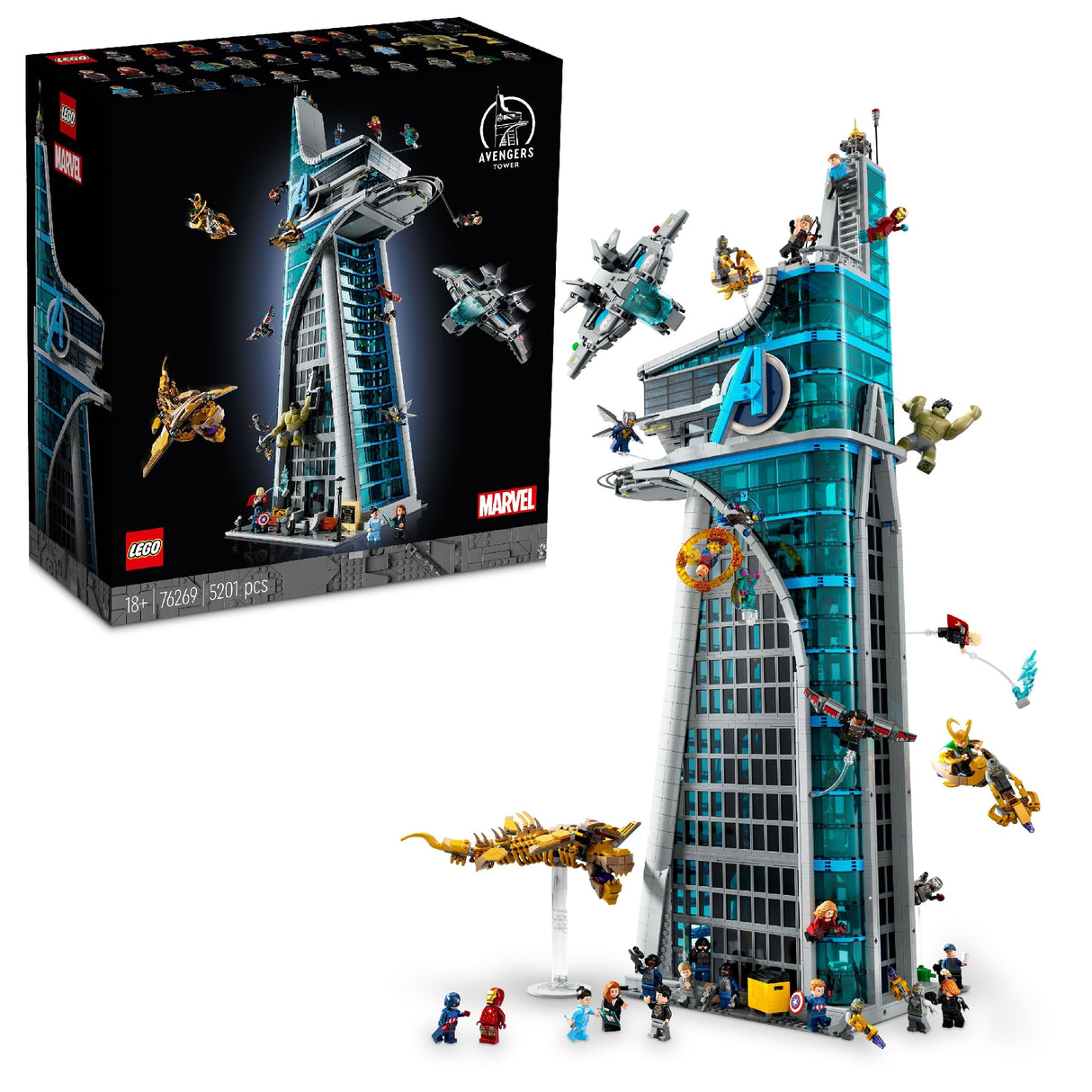 LEGO MARVEL AVENGERS TOWER 76269 AGE: 18+