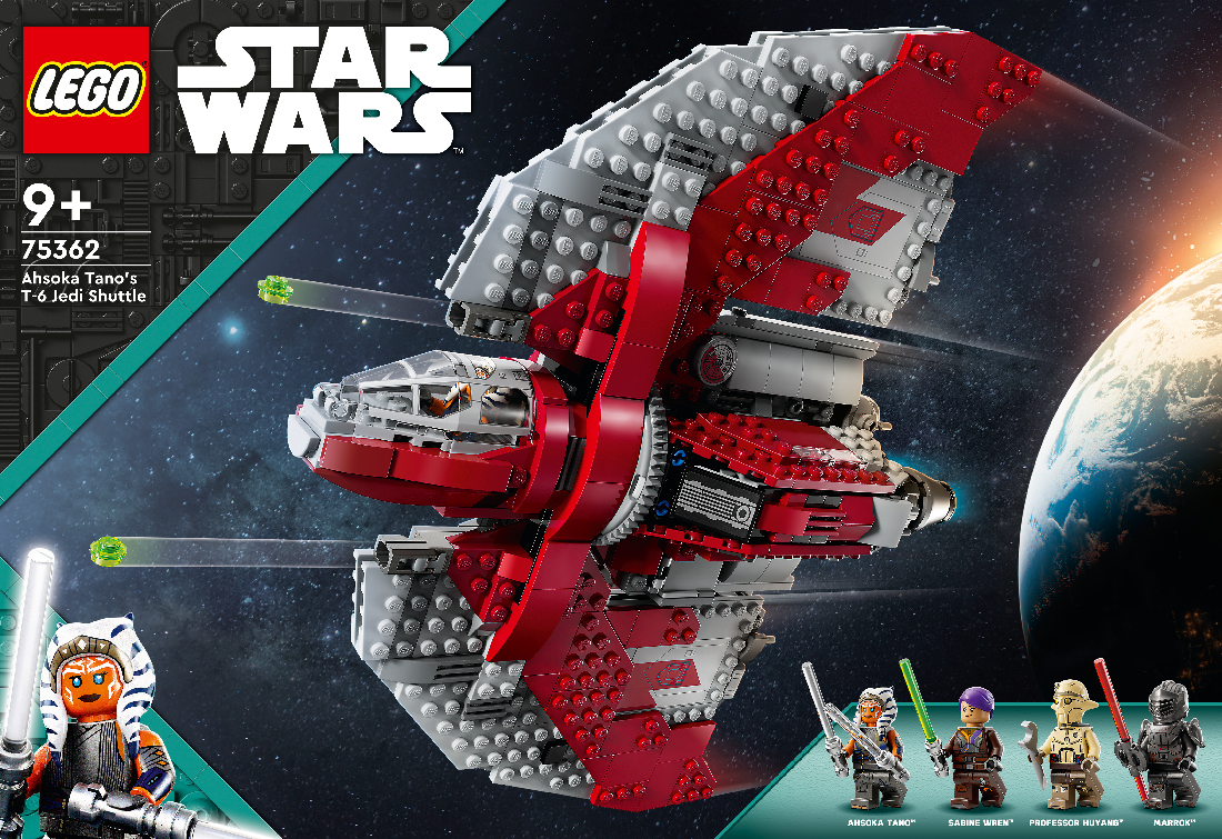 LEGO Star Wars Ahsoka Tano's T-6 Jedi Shuttle 75362 Age: 9+