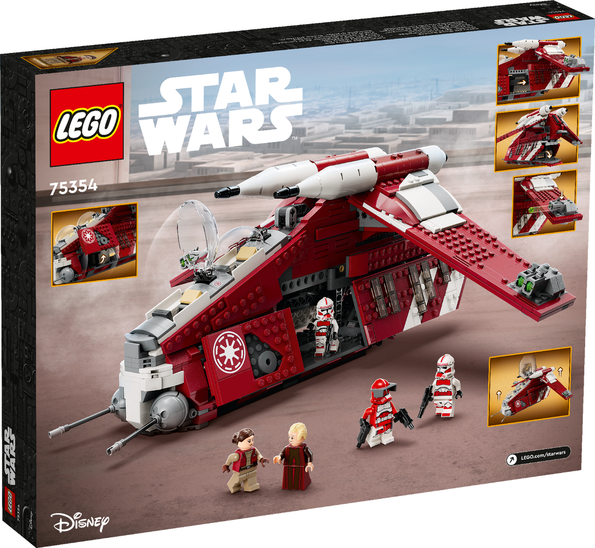 LEGO Star Wars Coruscant Guard Gunship 75354 Age: 9+