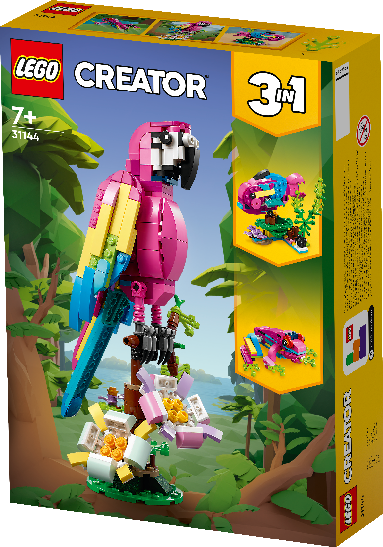 LEGO Creator Exotic Pink Parrot 31144 Age: 7+