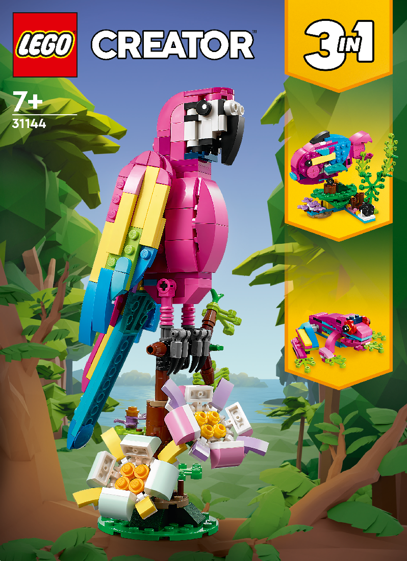 LEGO Creator Exotic Pink Parrot 31144 Age: 7+