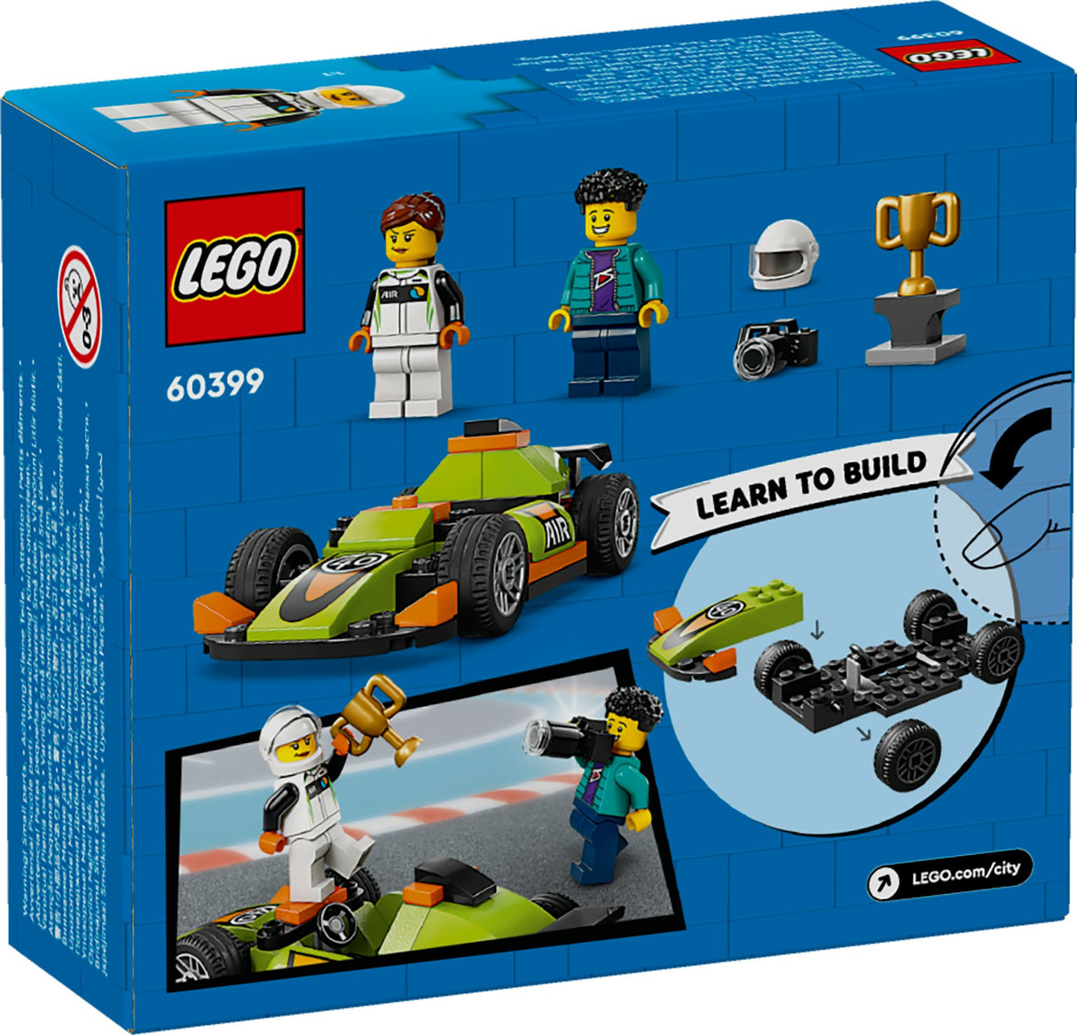 LEGO City Green Race Car 60399 Age: 4+