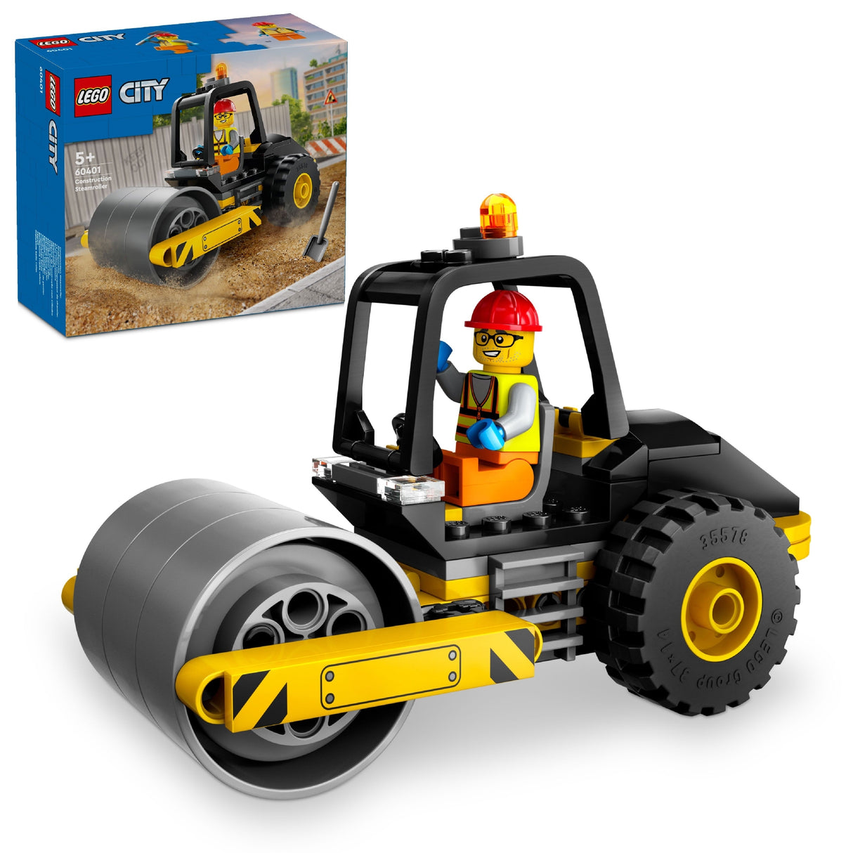 LEGO CITY Construction Steamroller 60401 Age: 5+