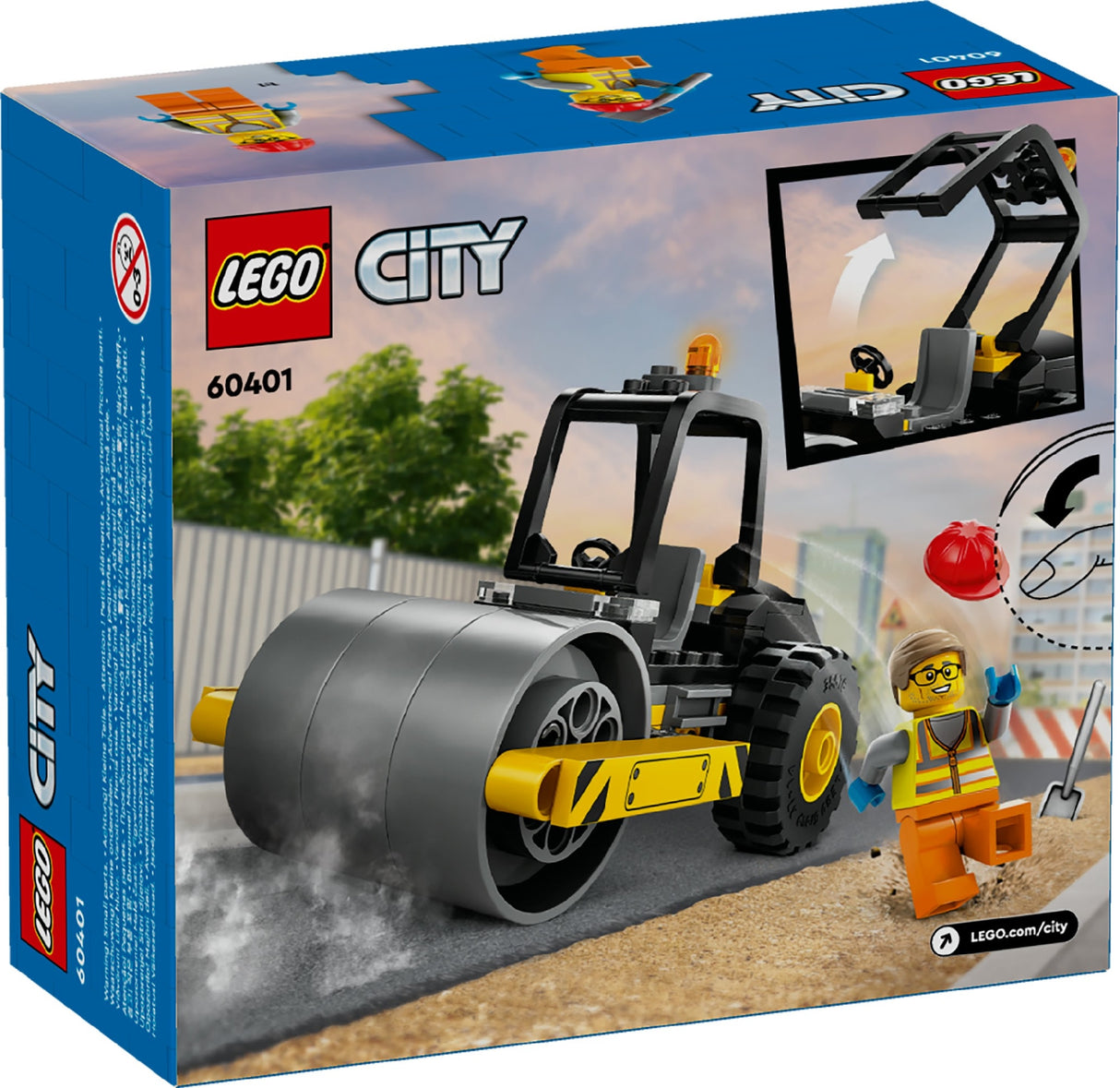 LEGO CITY Construction Steamroller 60401 Age: 5+