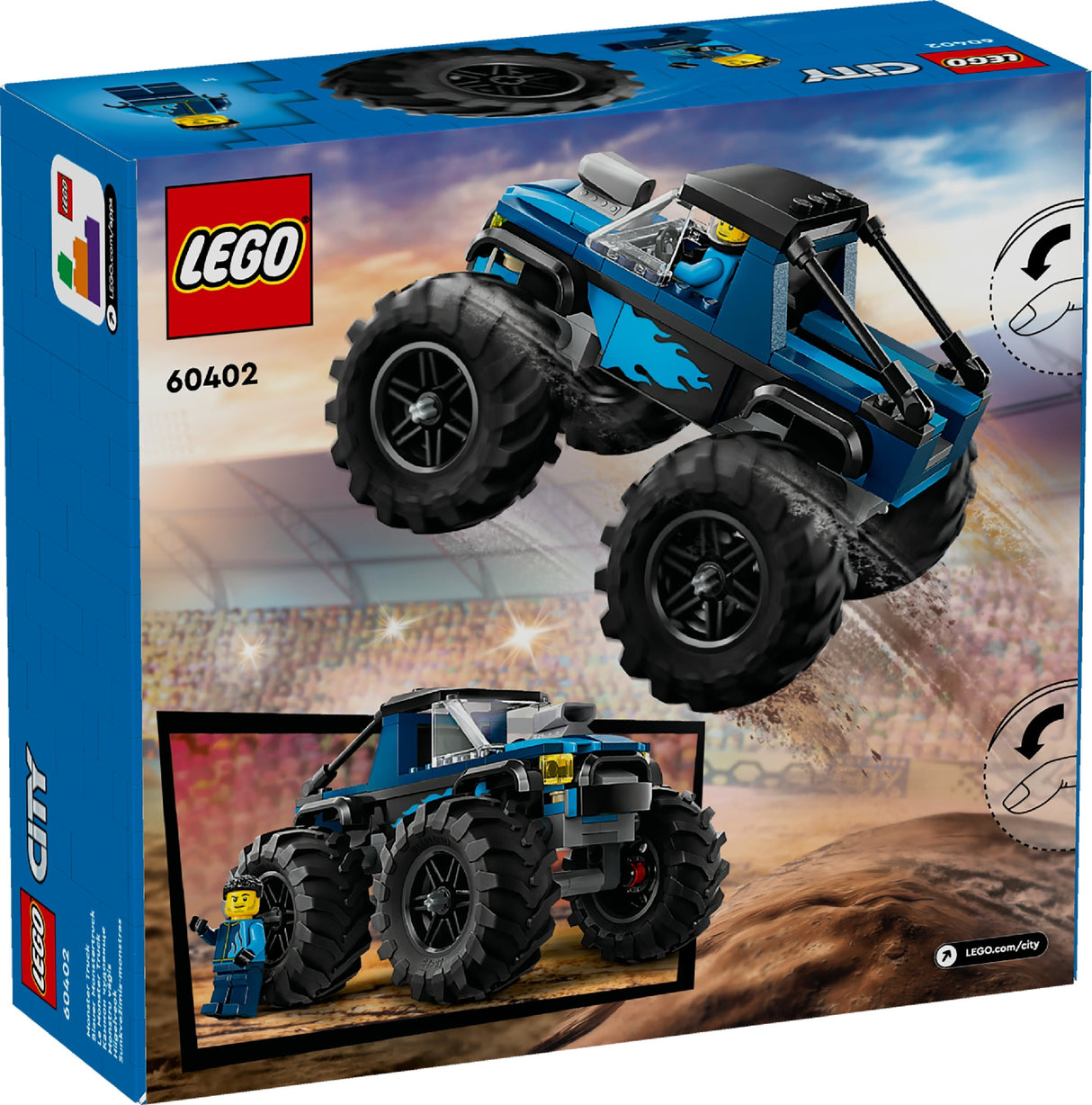 LEGO CITY Blue Monster Truck 60402 Age: 5+
