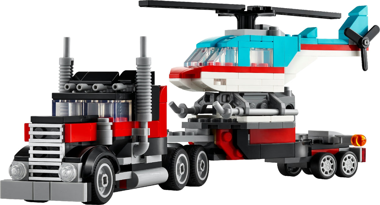 LEGO Creator Flatbed Truck With Helicopter 31146 Age: 7+