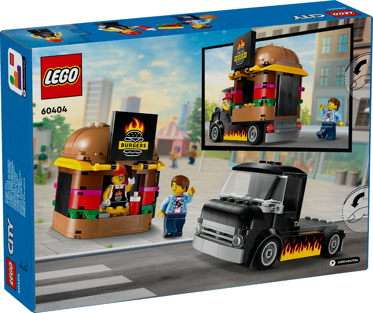 LEGO CITY Burger Truck 60404 Age: 5+