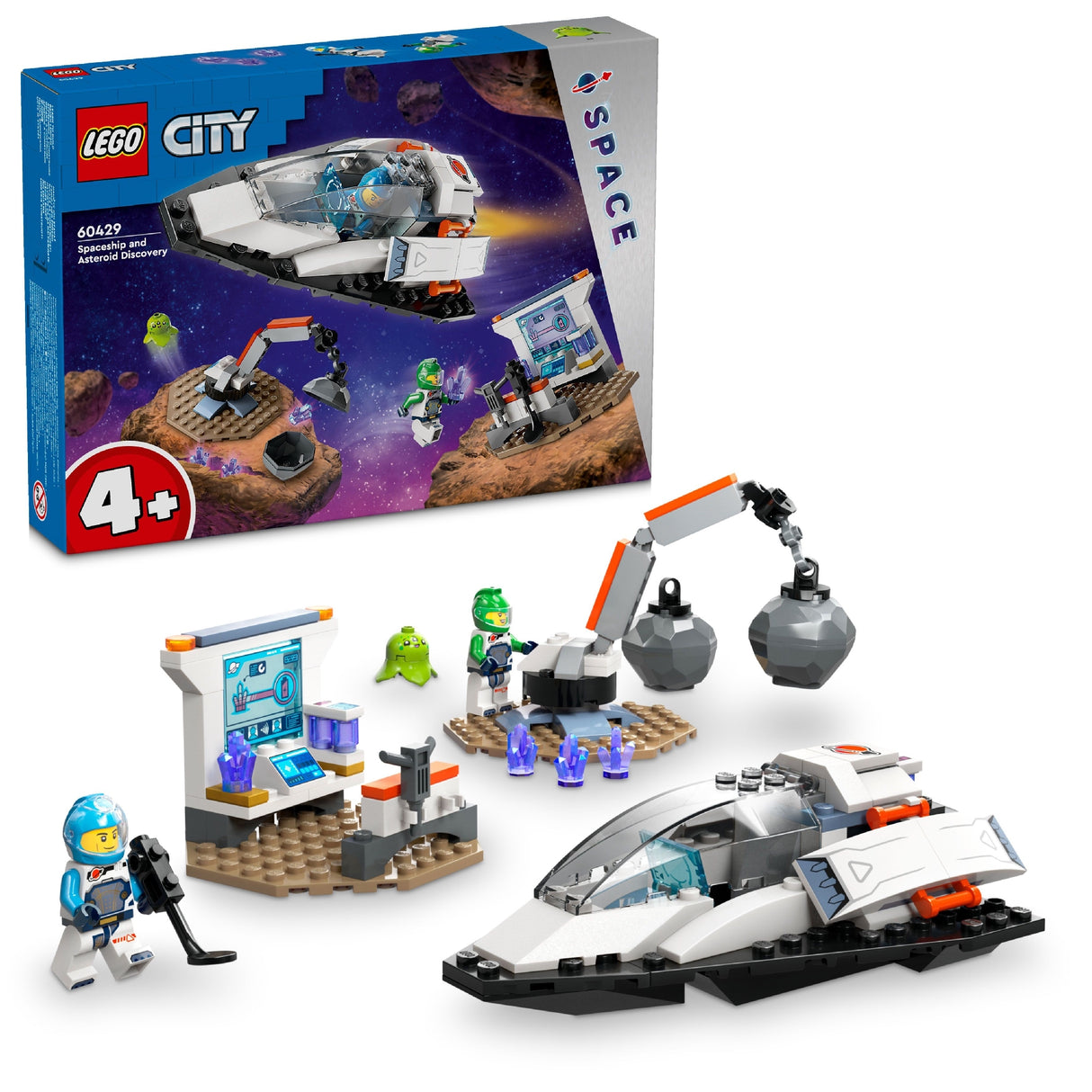 LEGO City Space Ship And Asteroid Discovery 60429 Age: 4+