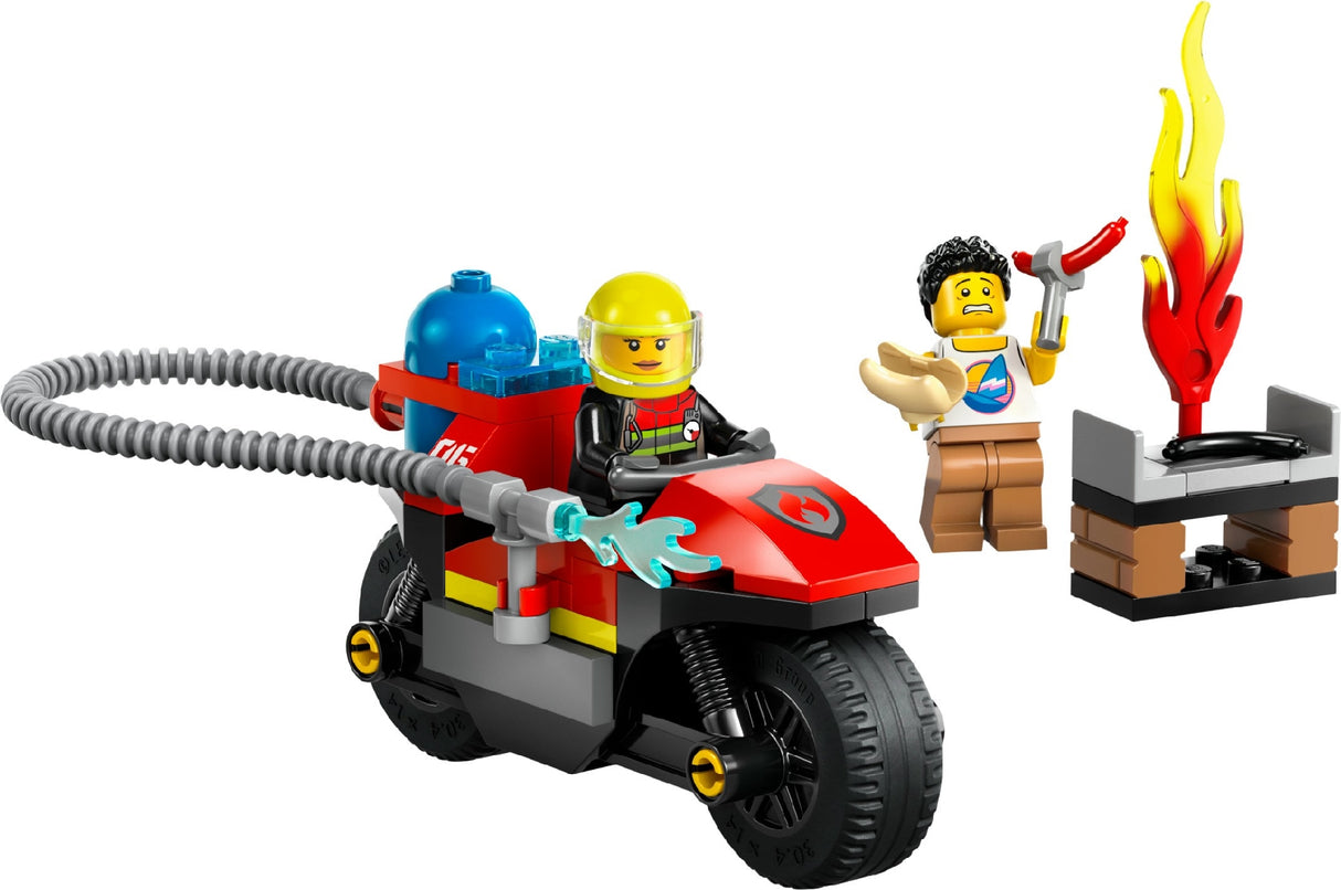 LEGO City Fire Rescue Motorcycle 60410 Age: 4+