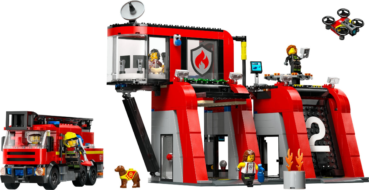 LEGO CITY Fire Station with Fire Truck 60414 Age: 6+