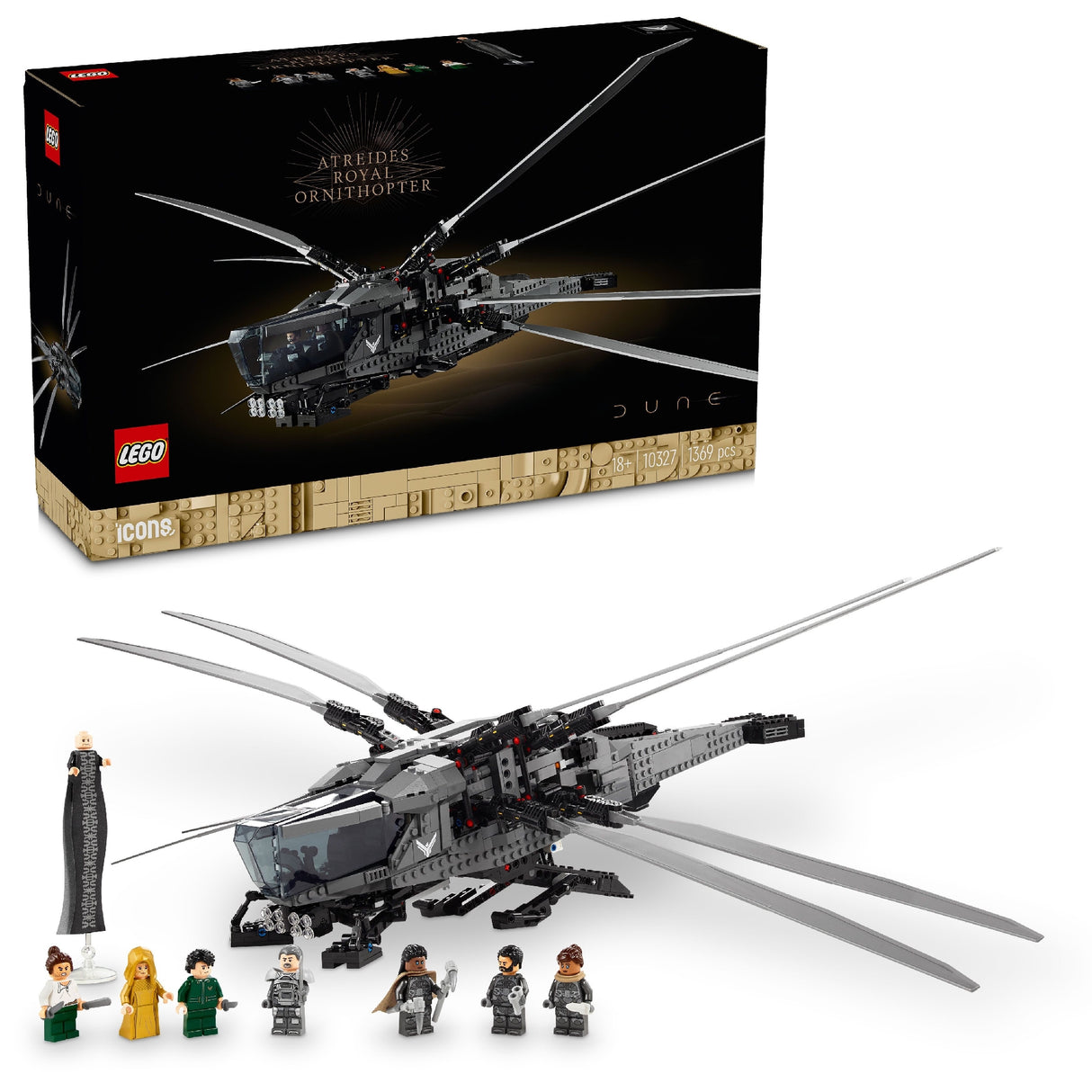 LEGO Icons Dune Atreides Royal Ornithopter 10327 Age: 18+