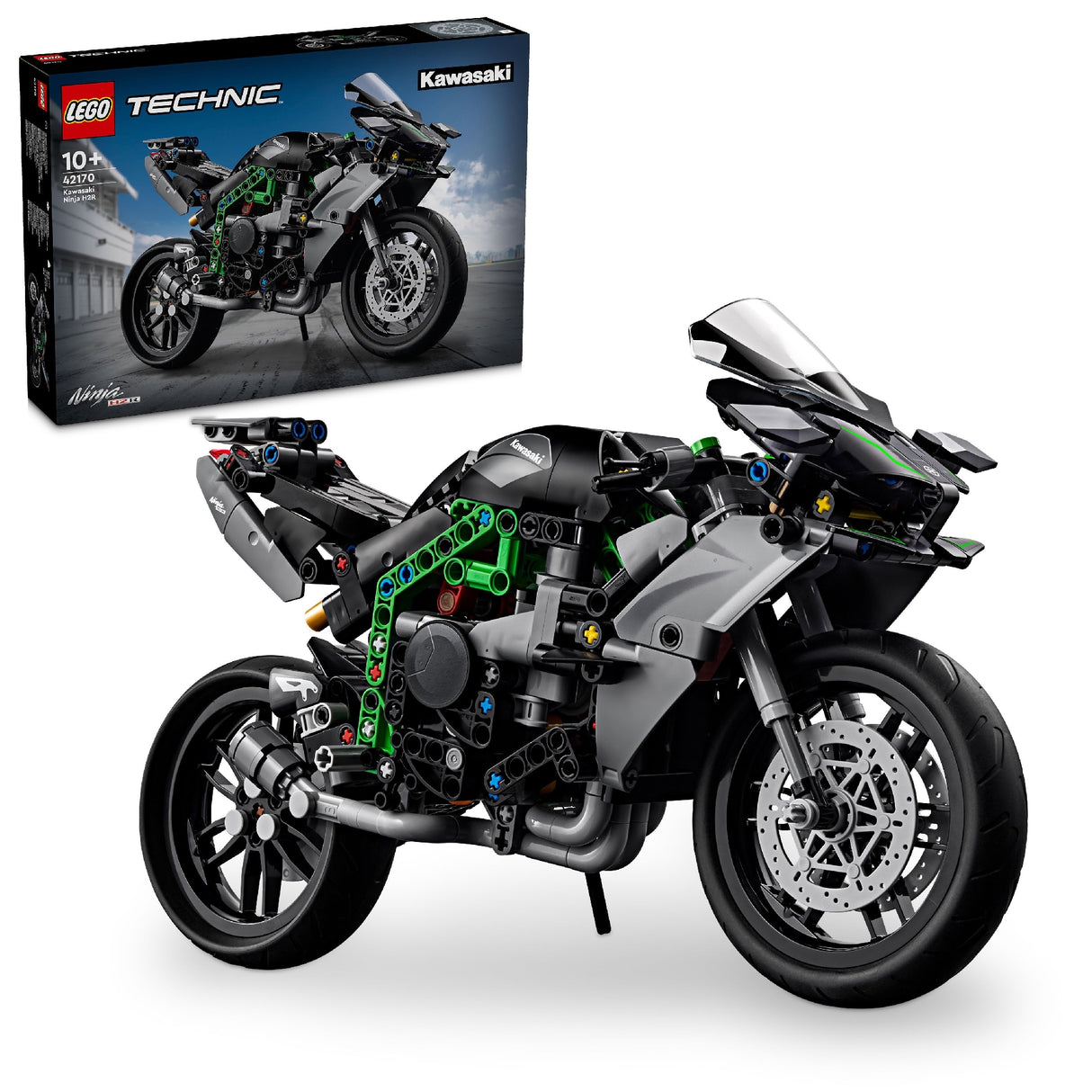 LEGO Technic Kawasaki Ninja H2R Motorcycle 42170 Age: 10+