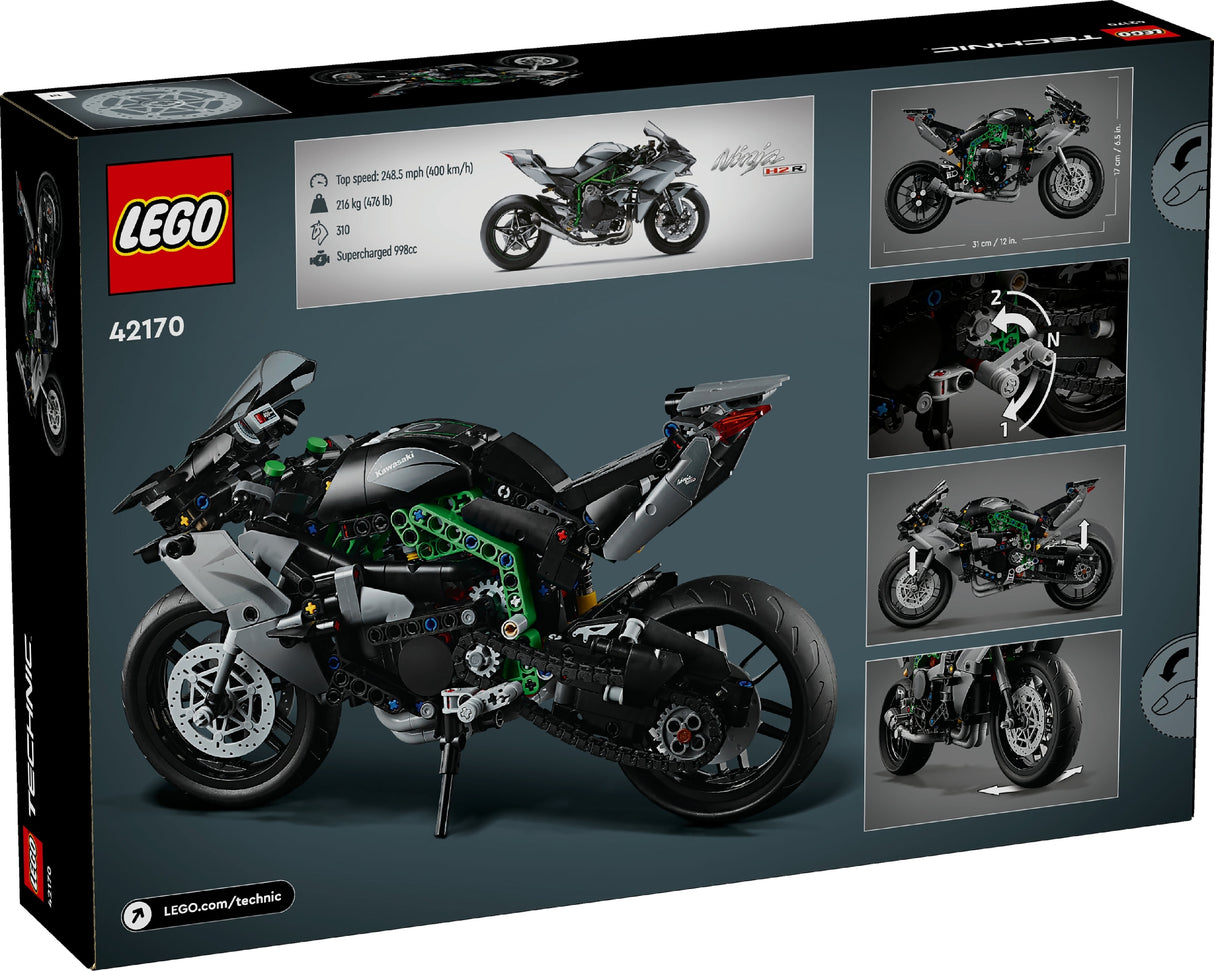 LEGO Technic Kawasaki Ninja H2R Motorcycle 42170 Age: 10+