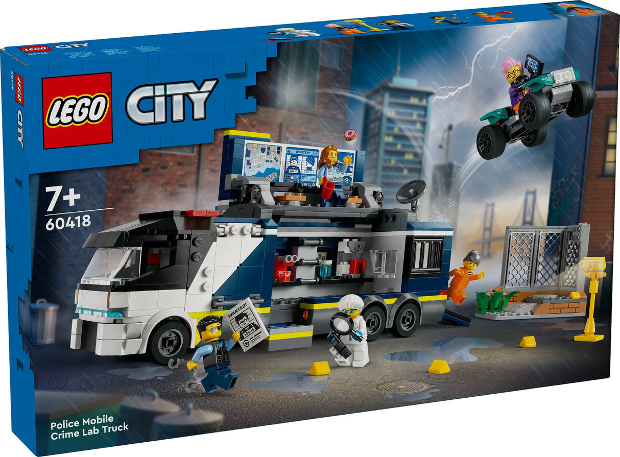 LEGO CITY Police Mobile Crime Lab Truck 60418 Age: 7+