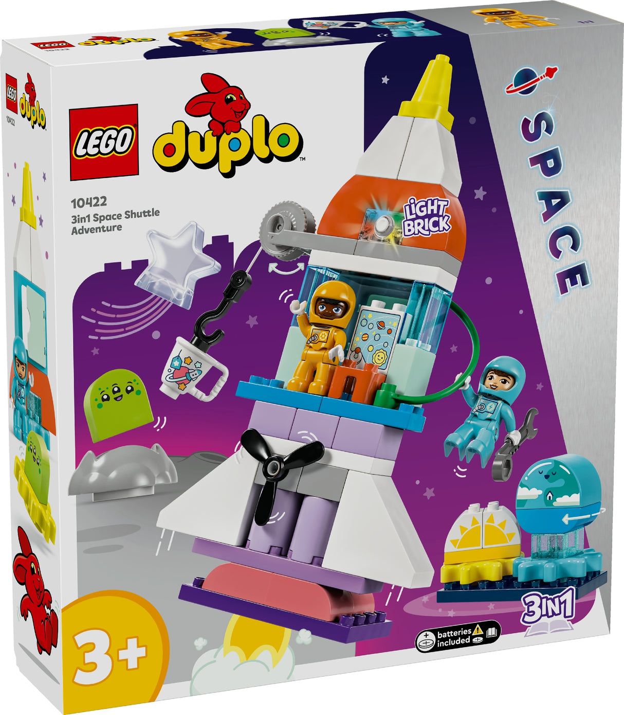 LEGO Duplo 3 In 1 Space Shuttle Adventure 10422 Age: 3+