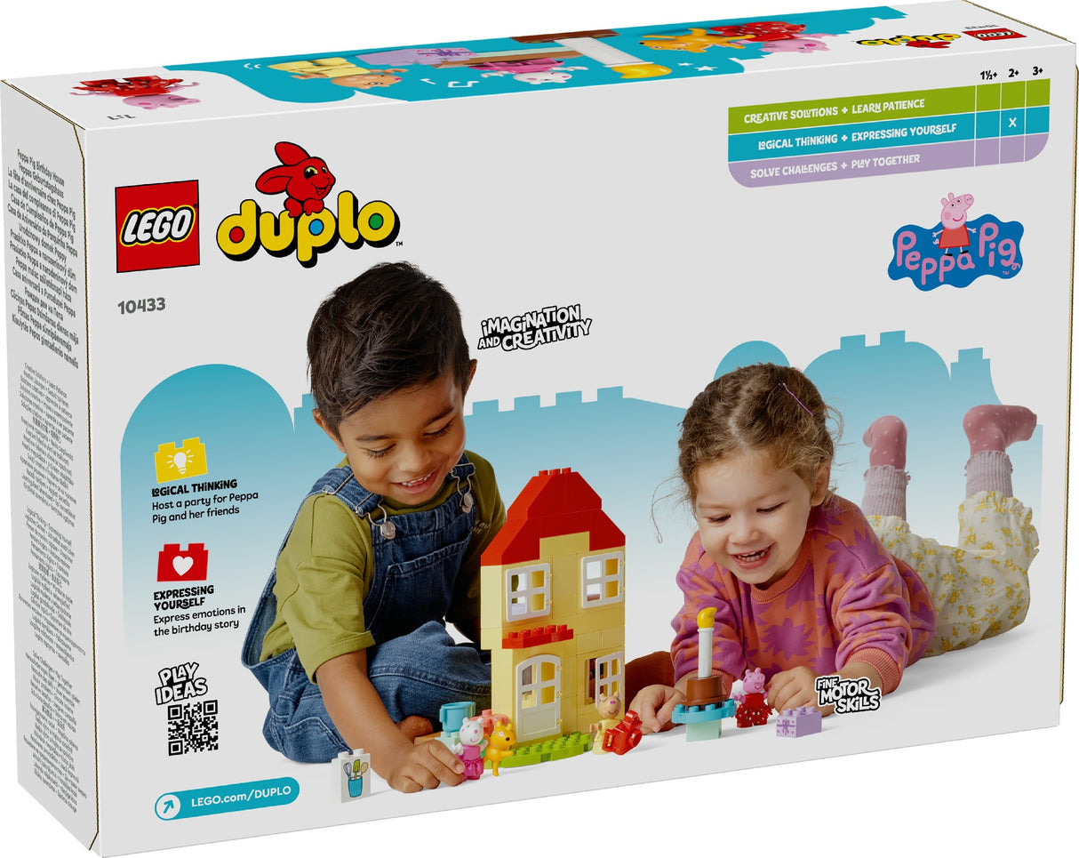 LEGO DUPLO PEPPA PIG BIRTHDAY HOUSE 10433 AGE: 2+