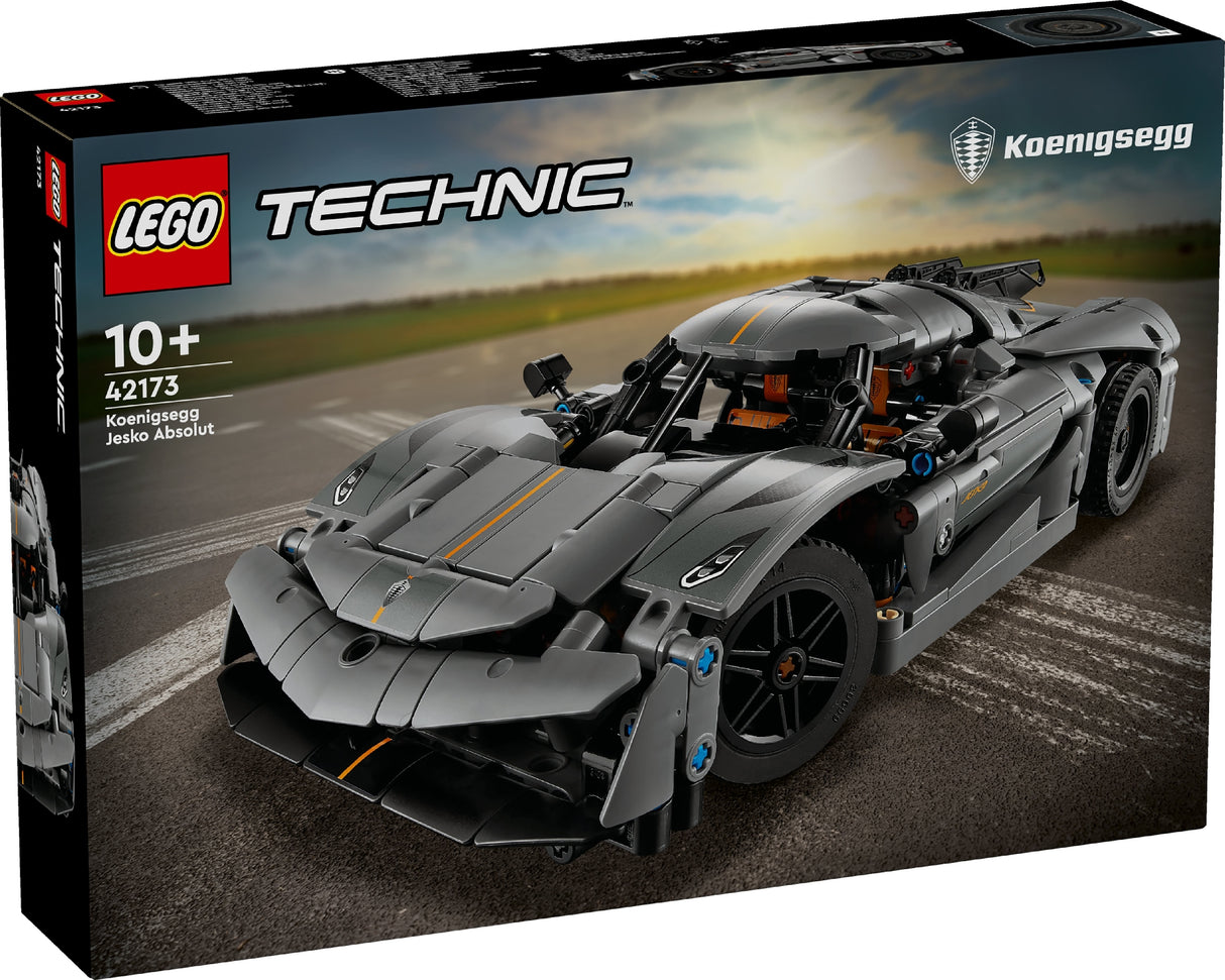 LEGO TECHNIC KOENIGSEGG JESKO ABSOLUT GREY HYPERCAR 42173 AGE: 10+