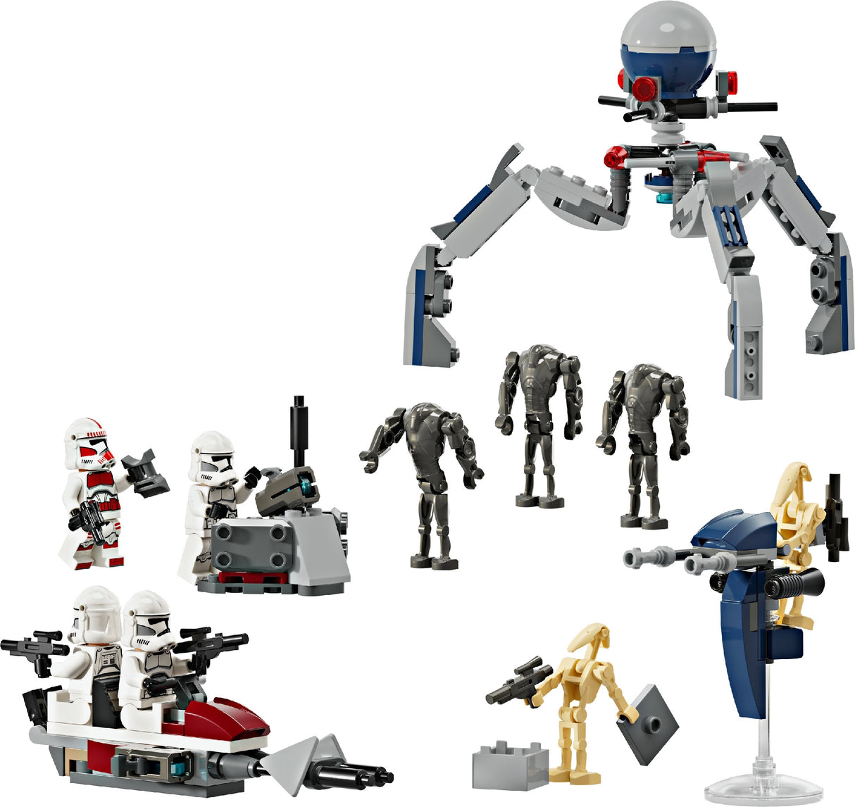LEGO Star Wars TM Clone Trooper™ & Battle Droid™ Battle Pa 75372 Age: 7+