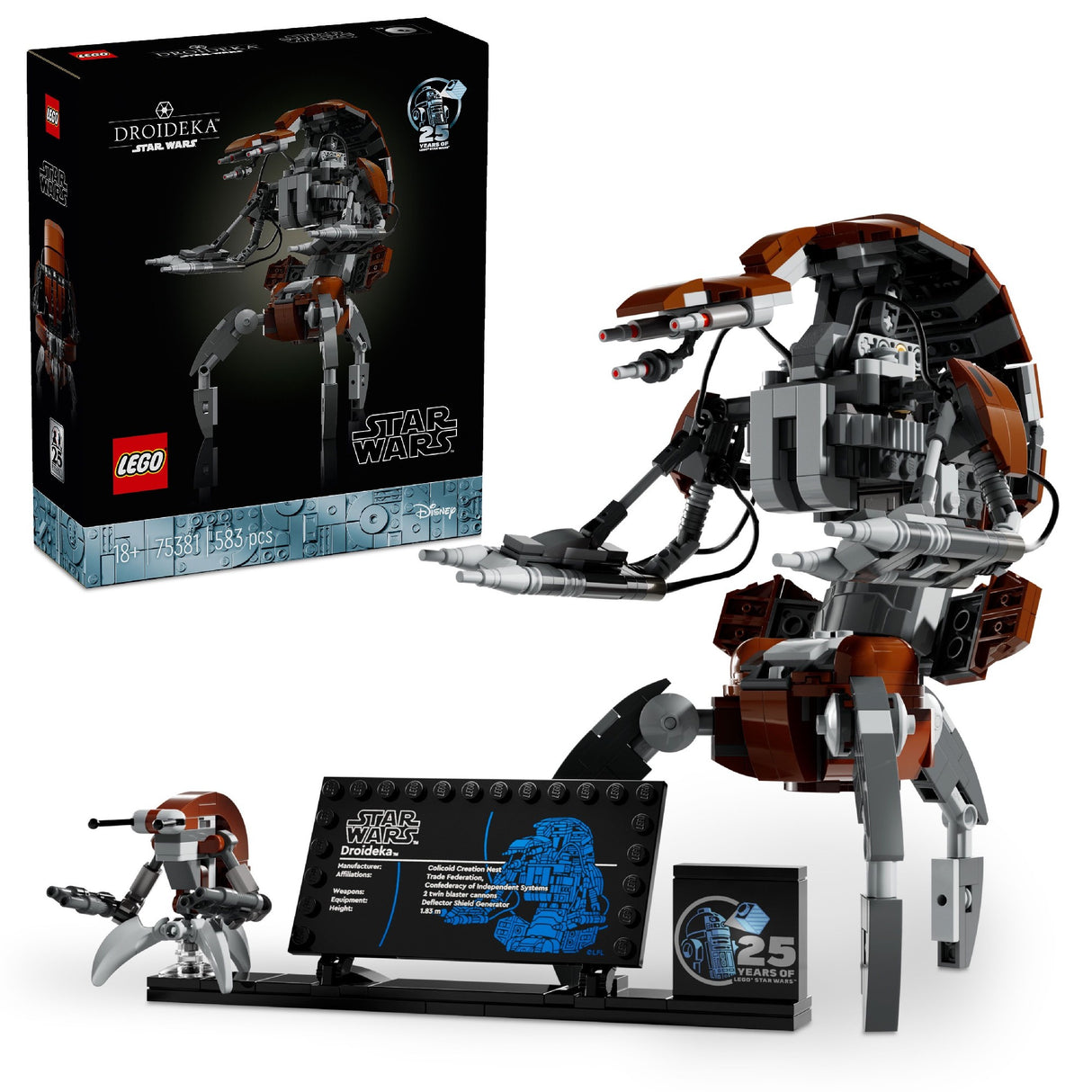 LEGO STAR WARS DROIDEKA 75381 AGE: 18+