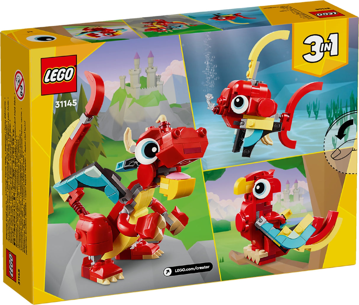 LEGO Creator Red Dragon 31145 Age: 6+