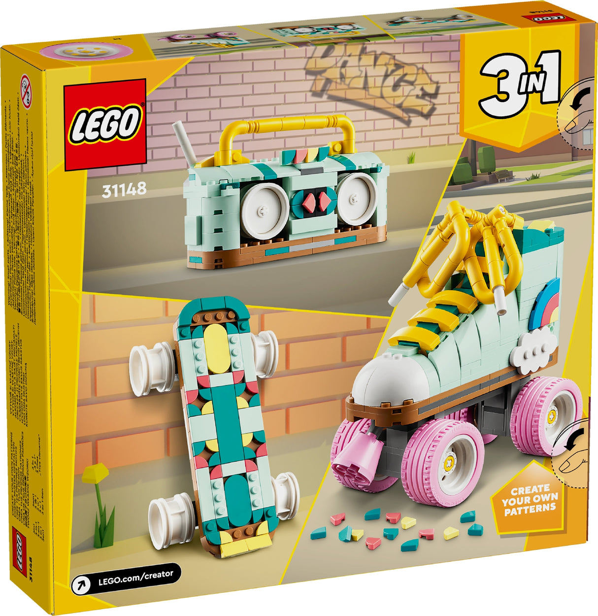LEGO Creator Retro Roller Skate 31148 Age: 8+