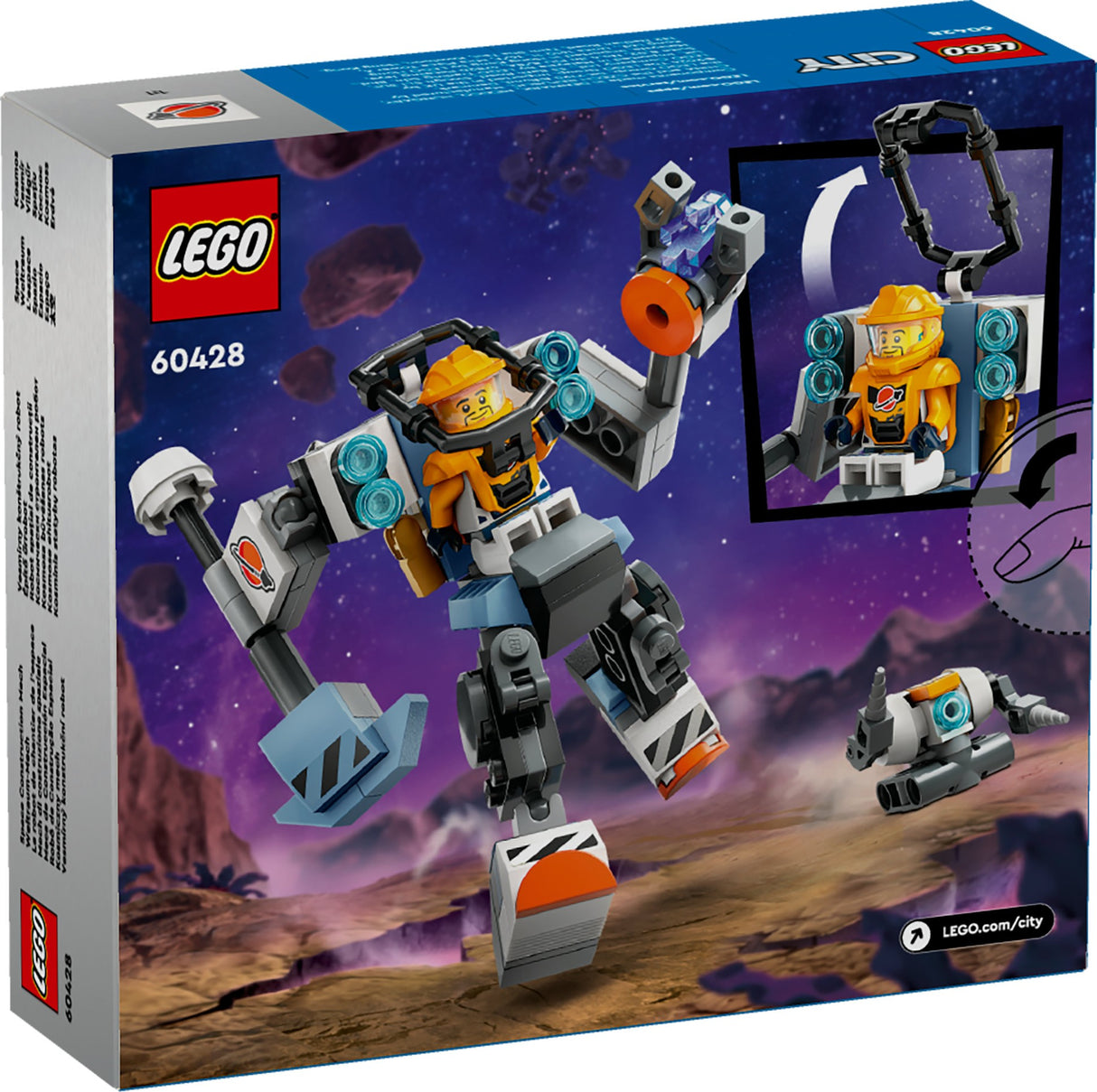 LEGO City Space Constuction Mech 60428 Age: 6+