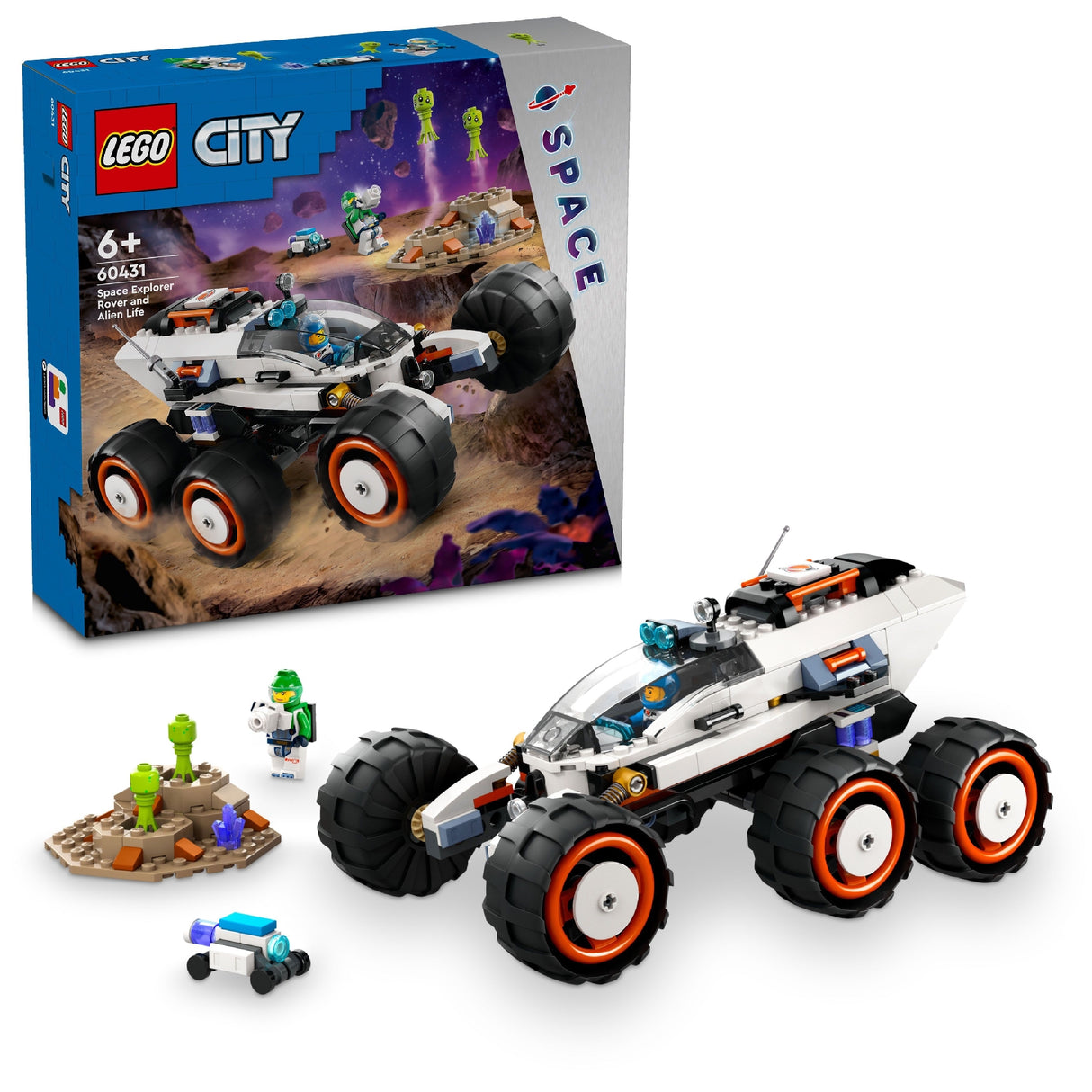LEGO City Space Explorer Rover And Alien Life 60431 Age: 6+