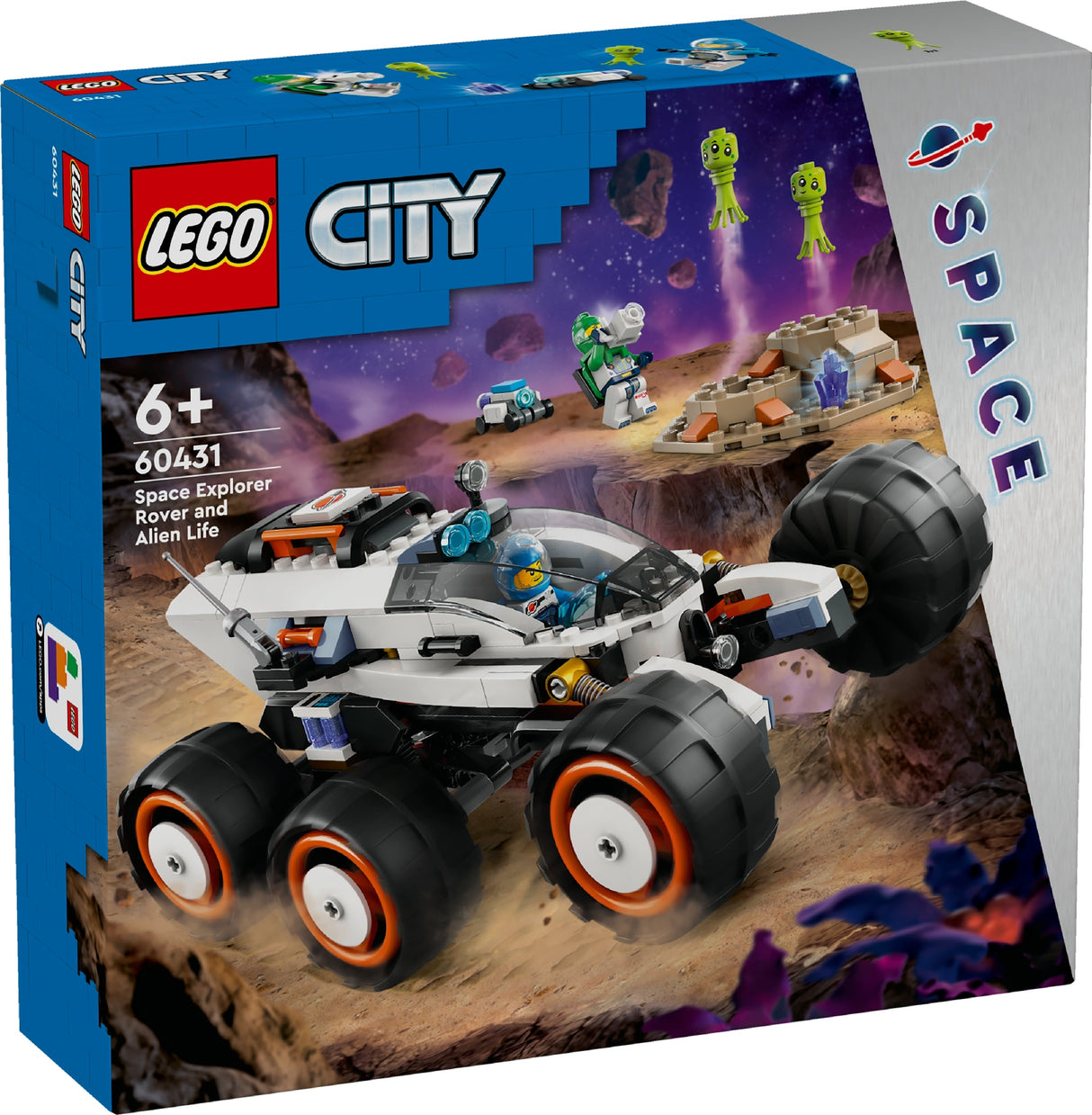 LEGO City Space Explorer Rover And Alien Life 60431 Age: 6+