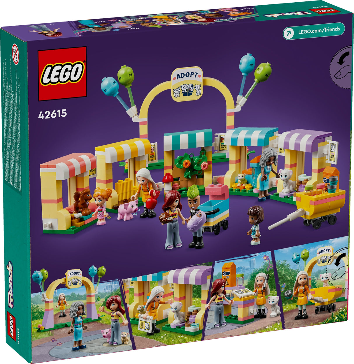 LEGO Friends Pet Adoption Day 42615 Age: 6+
