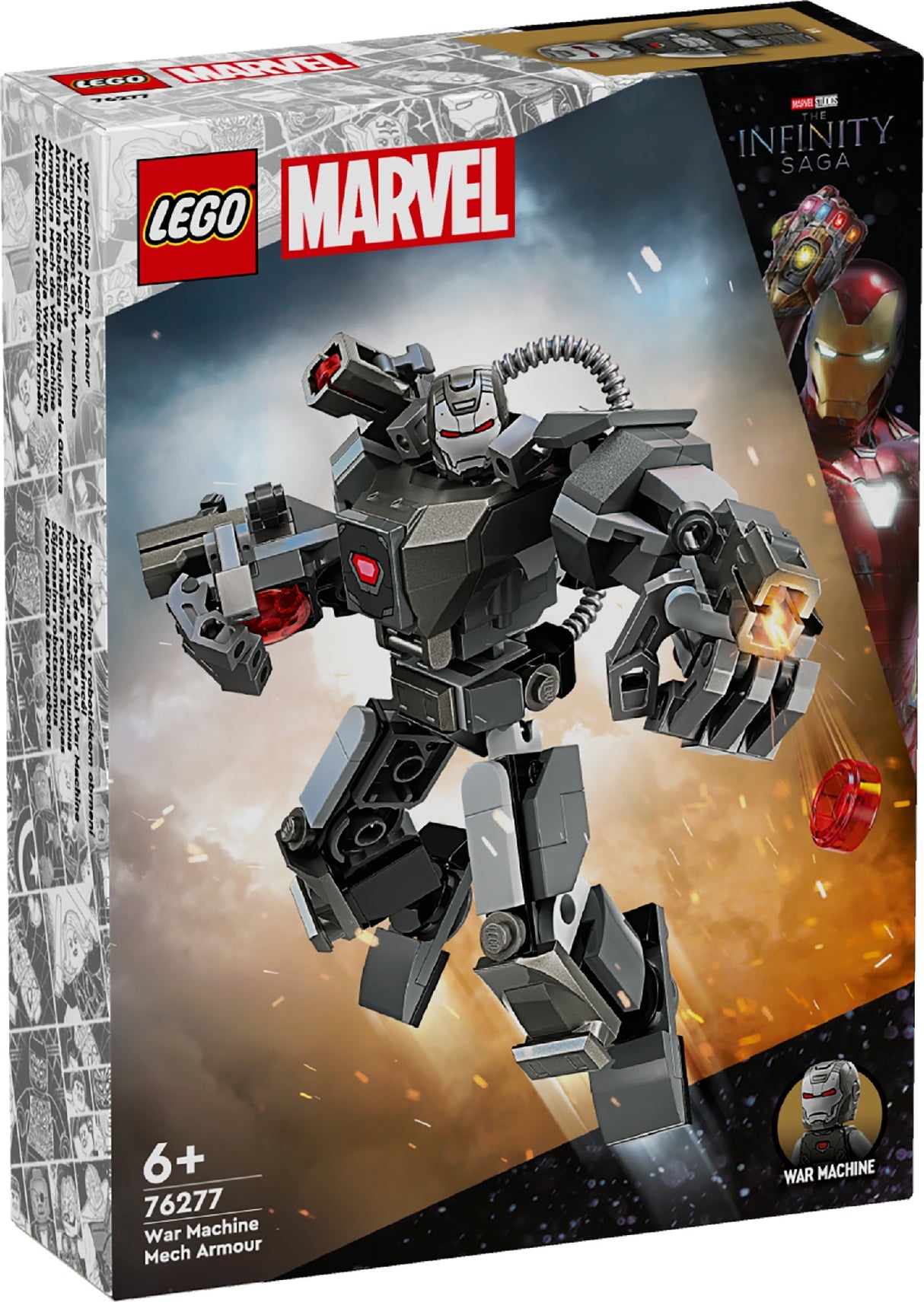 LEGO Marvel War Machine Mech Armor 76277 Age: 6+