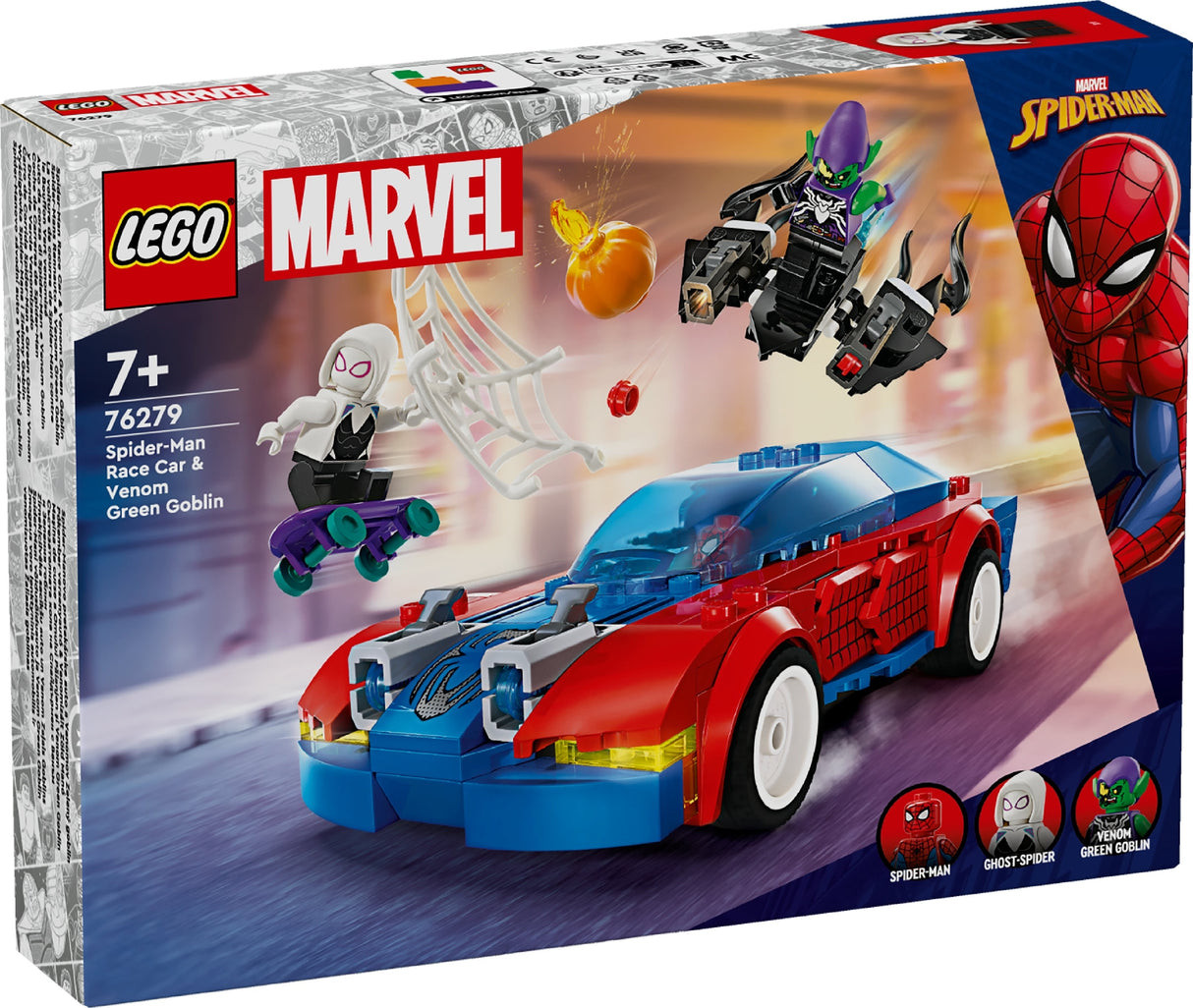 LEGO Marvel Spider-man Race Car & Venom Green Goblin 76279 Age: 7+