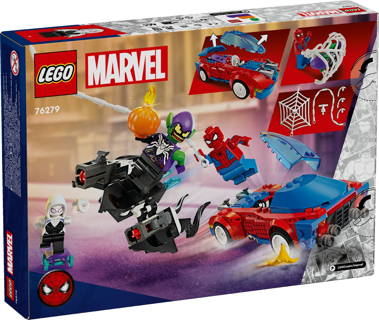 LEGO Marvel Spider-man Race Car & Venom Green Goblin 76279 Age: 7+