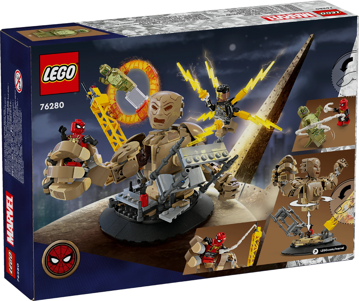 LEGO Marvel Spider-man Vs. Sandman: Final Battle 76280 Age: 10+