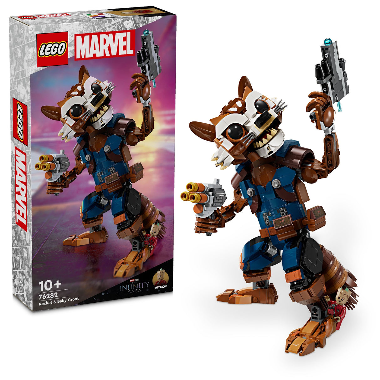 LEGO Super Heroes Marvel Rocket & Baby Groot 76282 Age: 10+