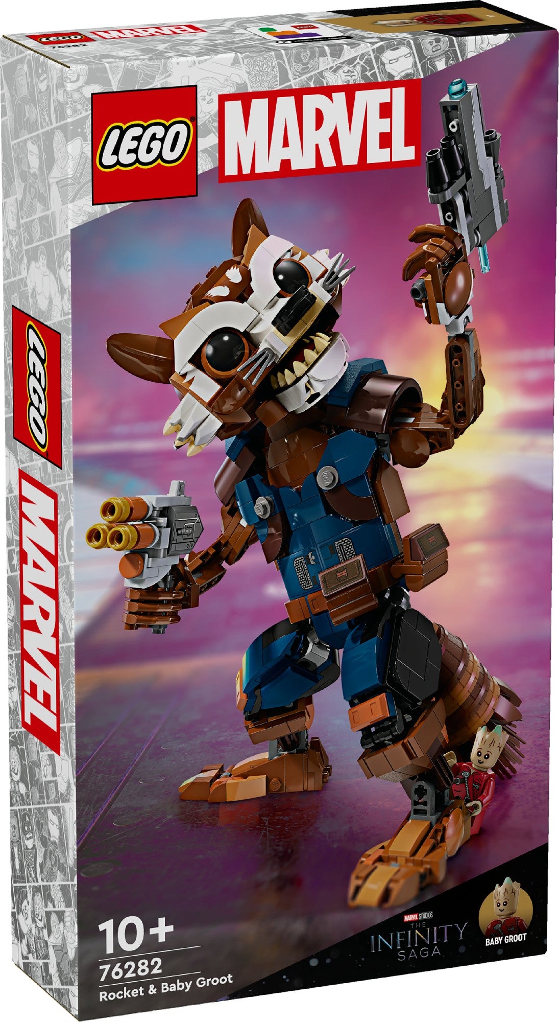 LEGO Super Heroes Marvel Rocket & Baby Groot 76282 Age: 10+