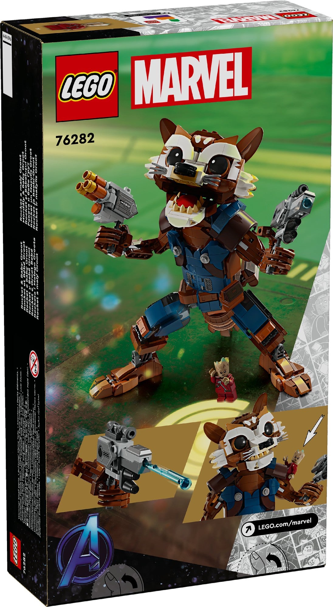 LEGO Super Heroes Marvel Rocket & Baby Groot 76282 Age: 10+