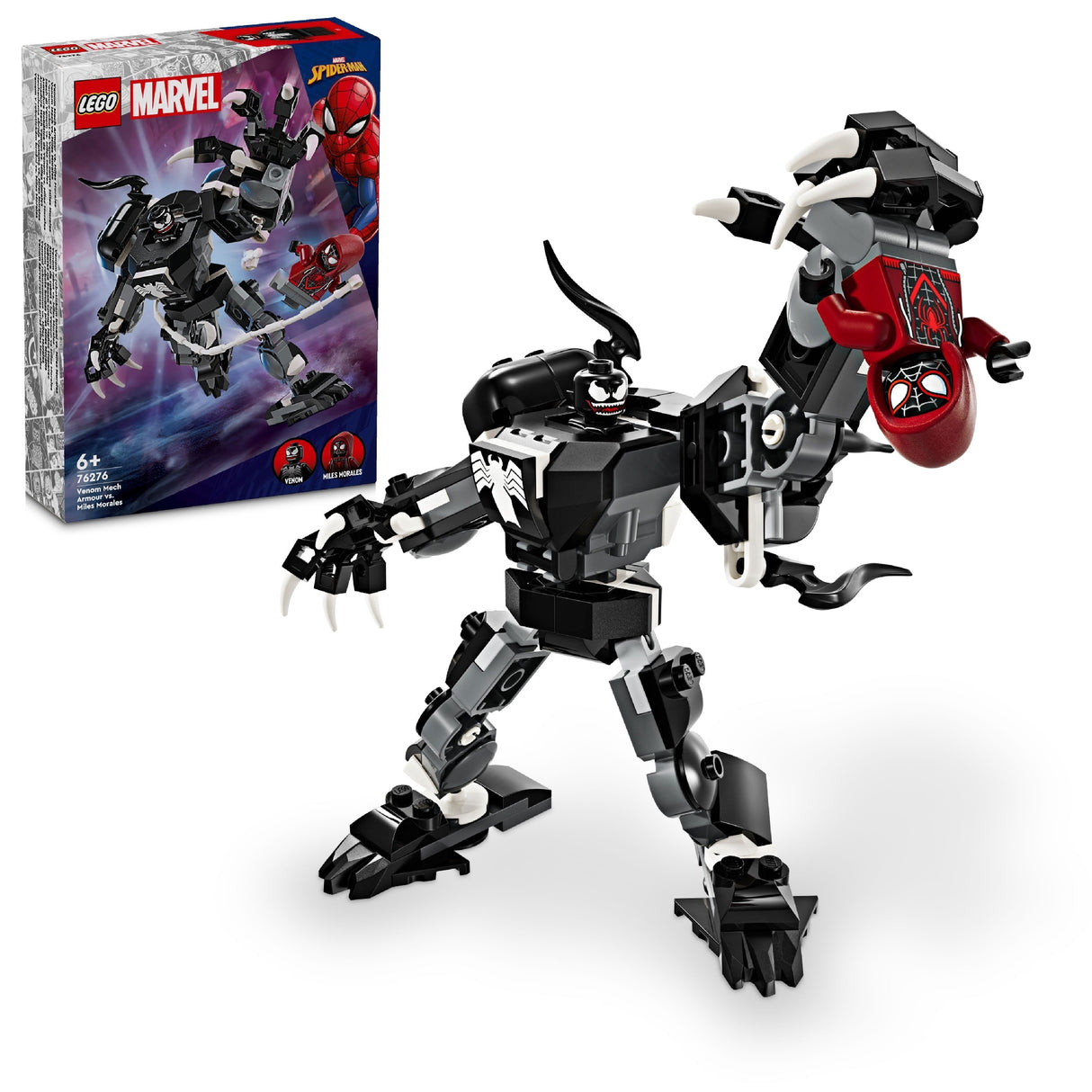 LEGO Marvel Venom Mech Armor Vs. Miles Morales 76276 Age: 6+