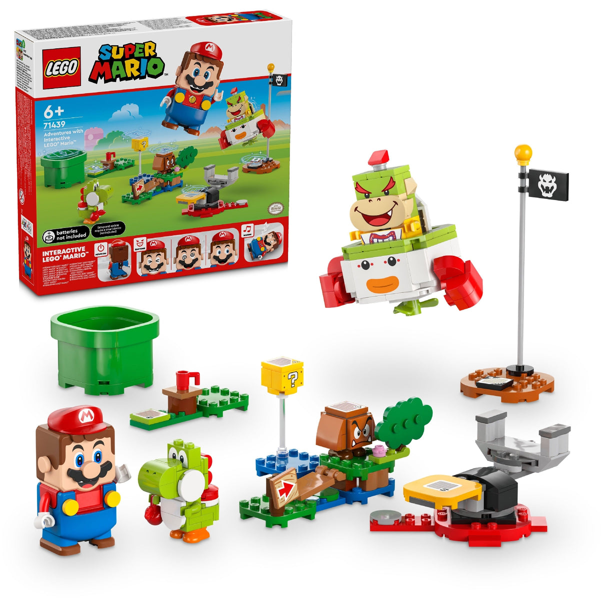LEGO SUPER MARIO ADVENTURES WITH INTERACTIVE LEGO MARIO 71439 AGE: 6+