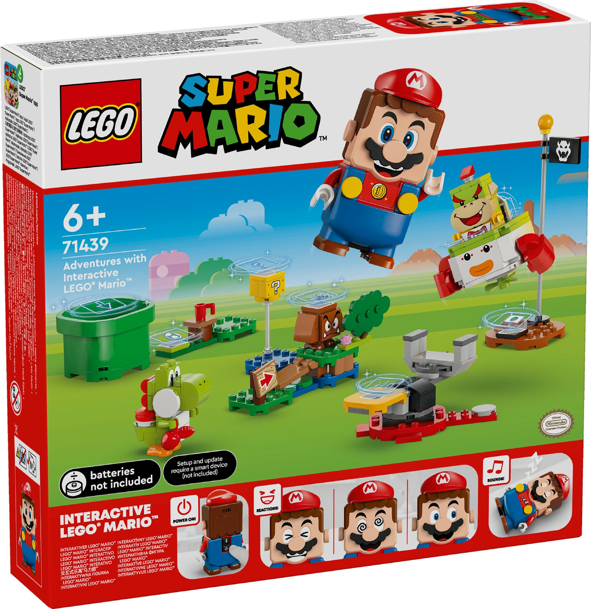 LEGO SUPER MARIO ADVENTURES WITH INTERACTIVE LEGO MARIO 71439 AGE: 6+