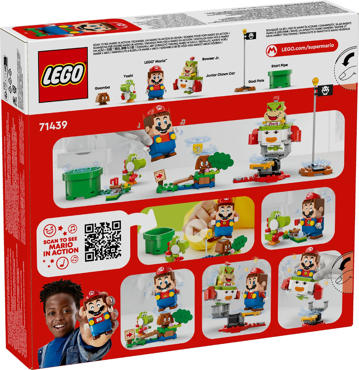 LEGO SUPER MARIO ADVENTURES WITH INTERACTIVE LEGO MARIO 71439 AGE: 6+
