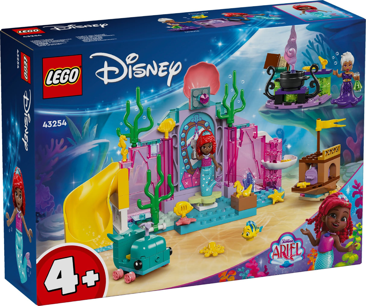 LEGO DISNEY PRINCESS ARIEL'S CRYSTAL CAVERN 43254 AGE: 4+