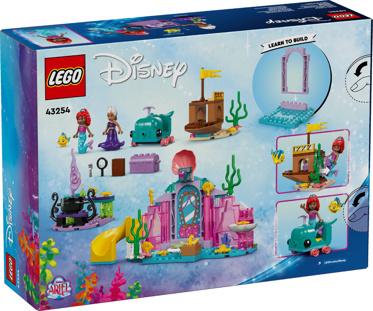 LEGO DISNEY PRINCESS ARIEL'S CRYSTAL CAVERN 43254 AGE: 4+