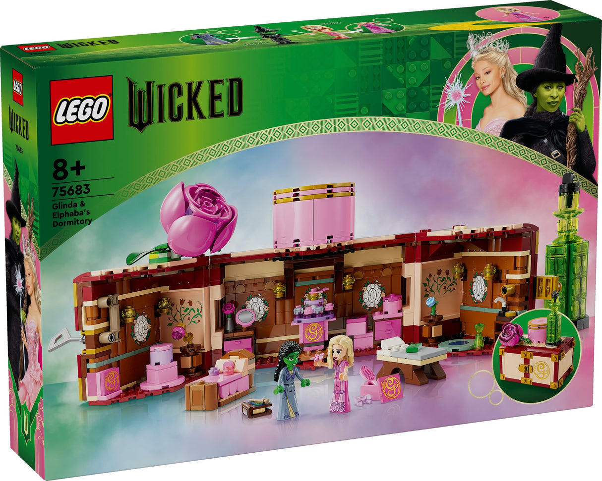 LEGO WICKED GLINDA & ELPHADORA'S DORMITORY 75683 AGE: 8+